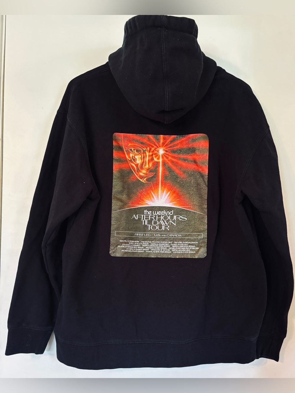 The Weekend After Hours Til Dawn Concert Tour Hoodie Sweatshirt Black L